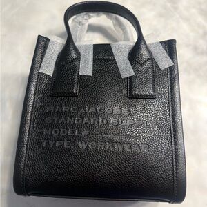 Marc Jacobs Black Pebbled Leather Tote